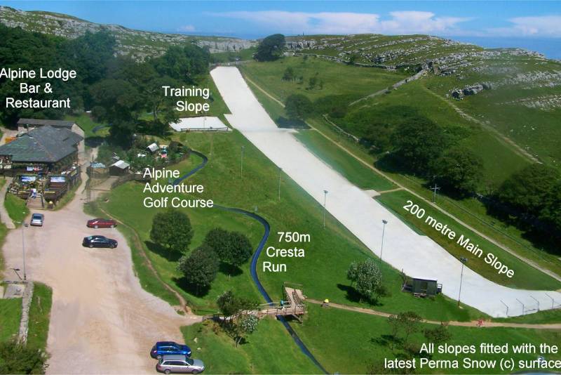 Ski slope Llandudno